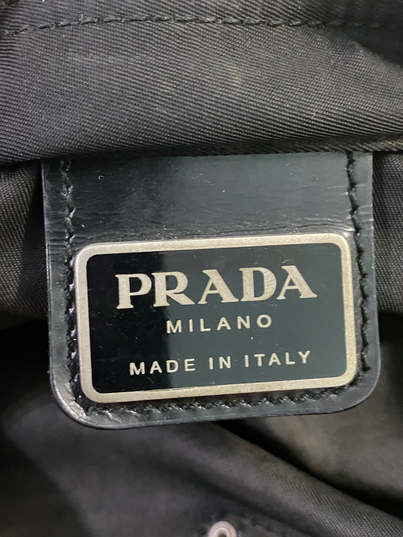 Vintage Authentic Prada Nylon Crossbody Messenger Bag Etsy