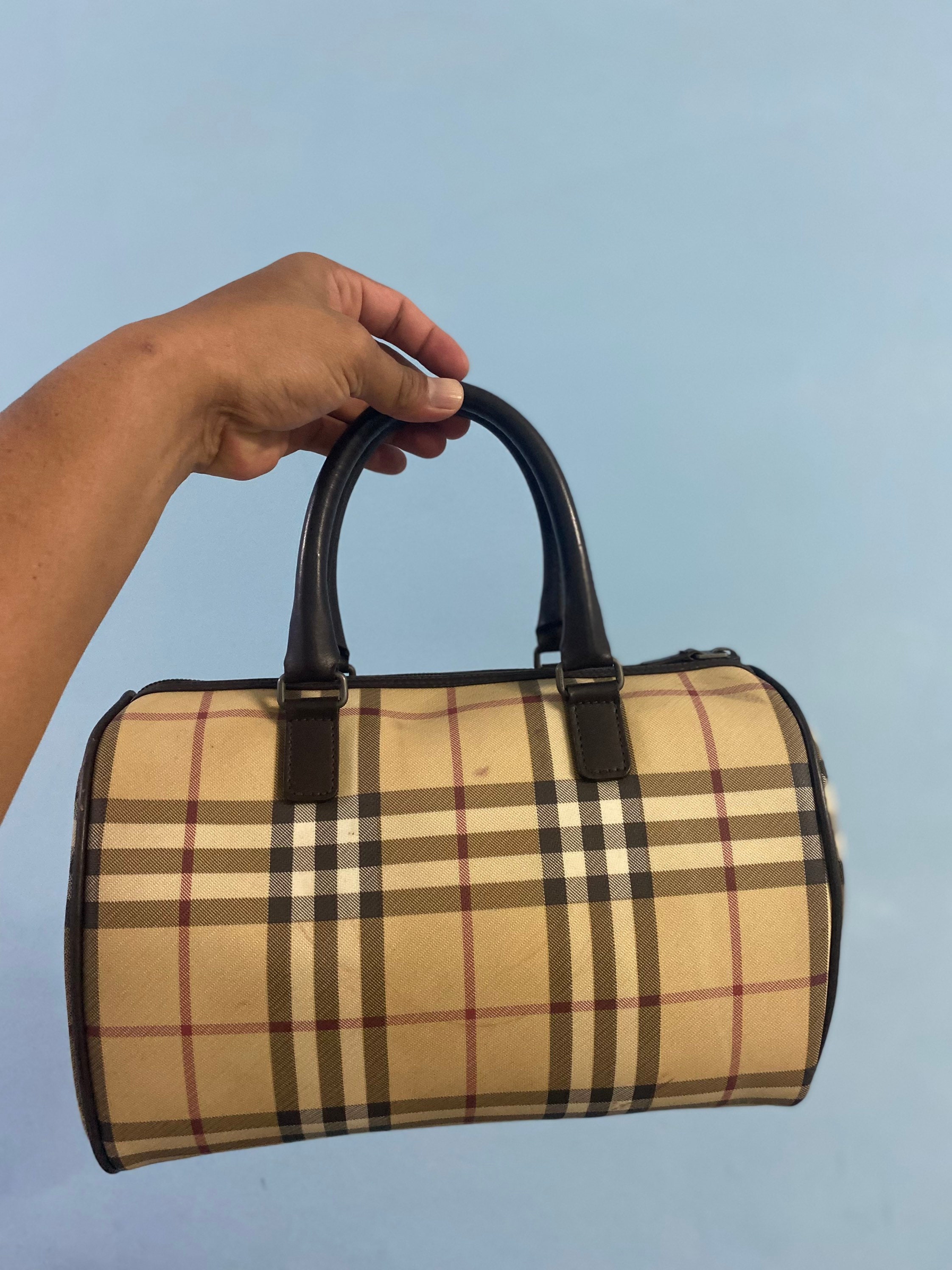 Authentic Burberry Speedy Bag Made in Italy 