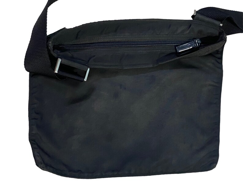 Vintage Authentic Prada Nylon Crossbody Messenger Bag Etsy