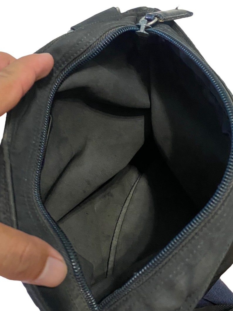 Vintage Authentic Prada Nylon Crossbody Messenger Bag Etsy