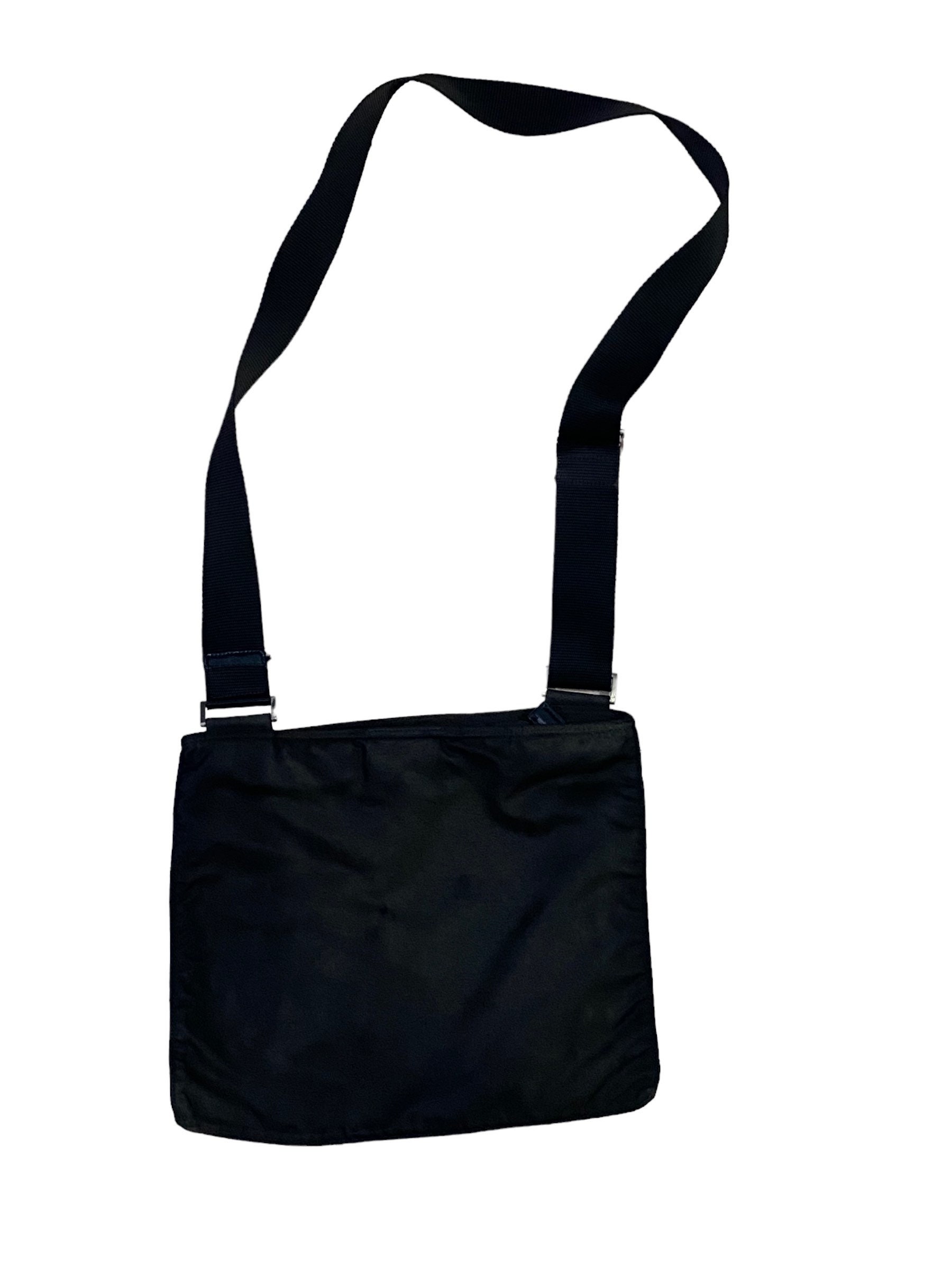 Vintage Authentic Prada Nylon Crossbody Messenger Bag Etsy