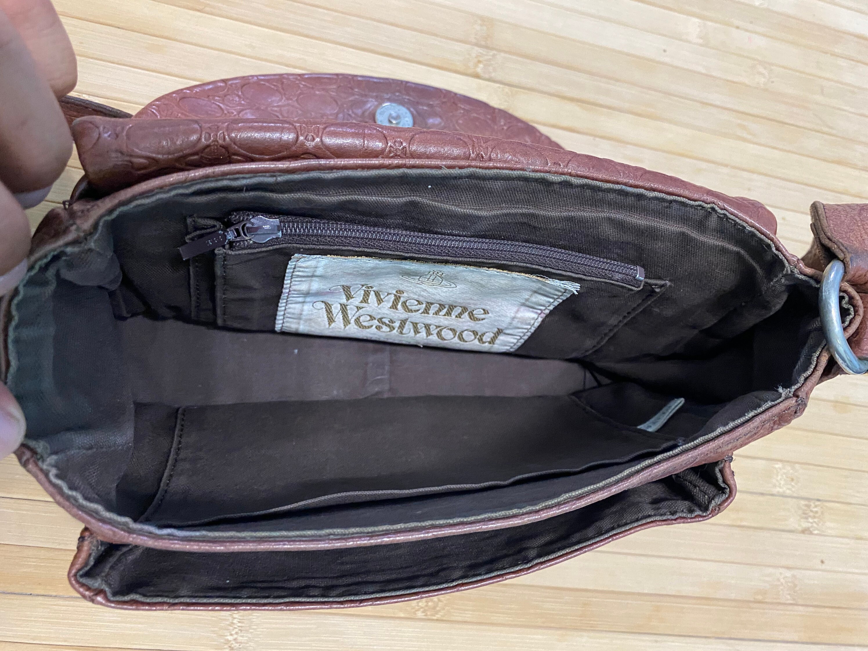 Authentic Monogram Vivienne Westwood Sling Bag Made in Japan Authentic Monogram Vivienne Westwood Sling Bag Made in Japan