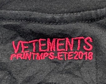 Authentic Vetements Rammstein Shirt Made in Portugal Etsy Sweden