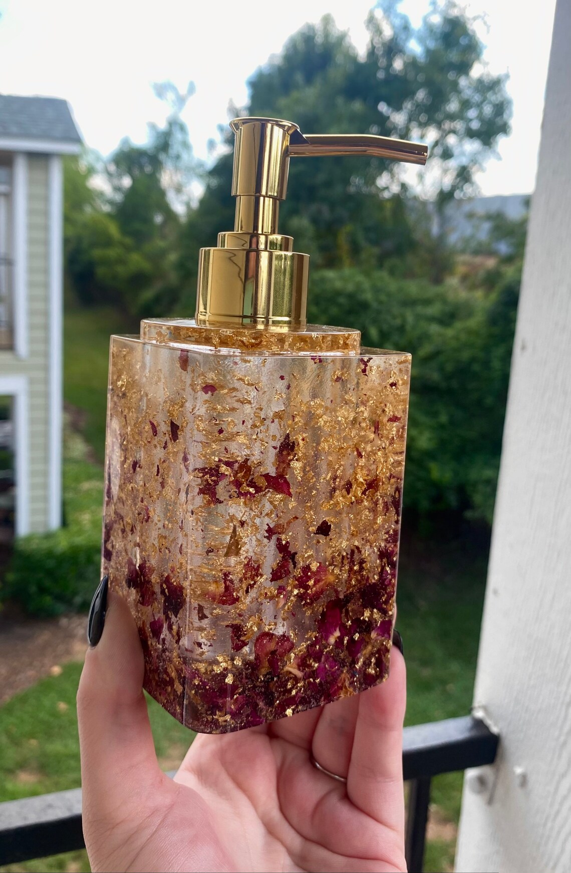 Resin Soap Dispenser Etsy