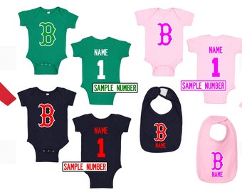 toddler personalized red sox jersey