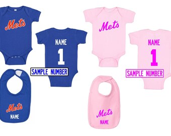 baby mets jersey personalized