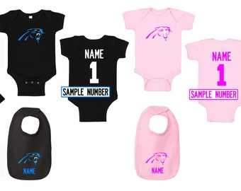panthers baby cheerleader outfit