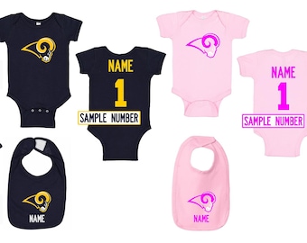 rams baby onesie