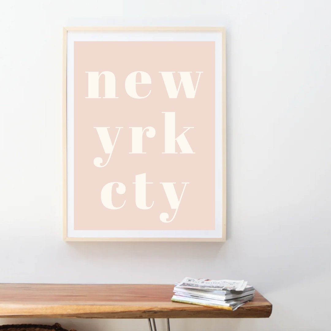 New York City Print, Wall Art, New York Wall Prints, Black, White, NYC, New York, Dorm Prints