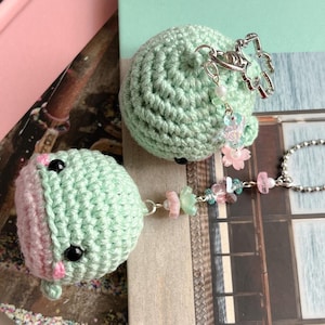 Spring Day inspired amigurumi whale