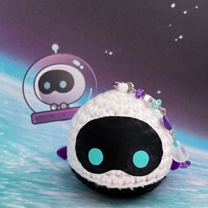 The Astronaut inspired amigurumi whale