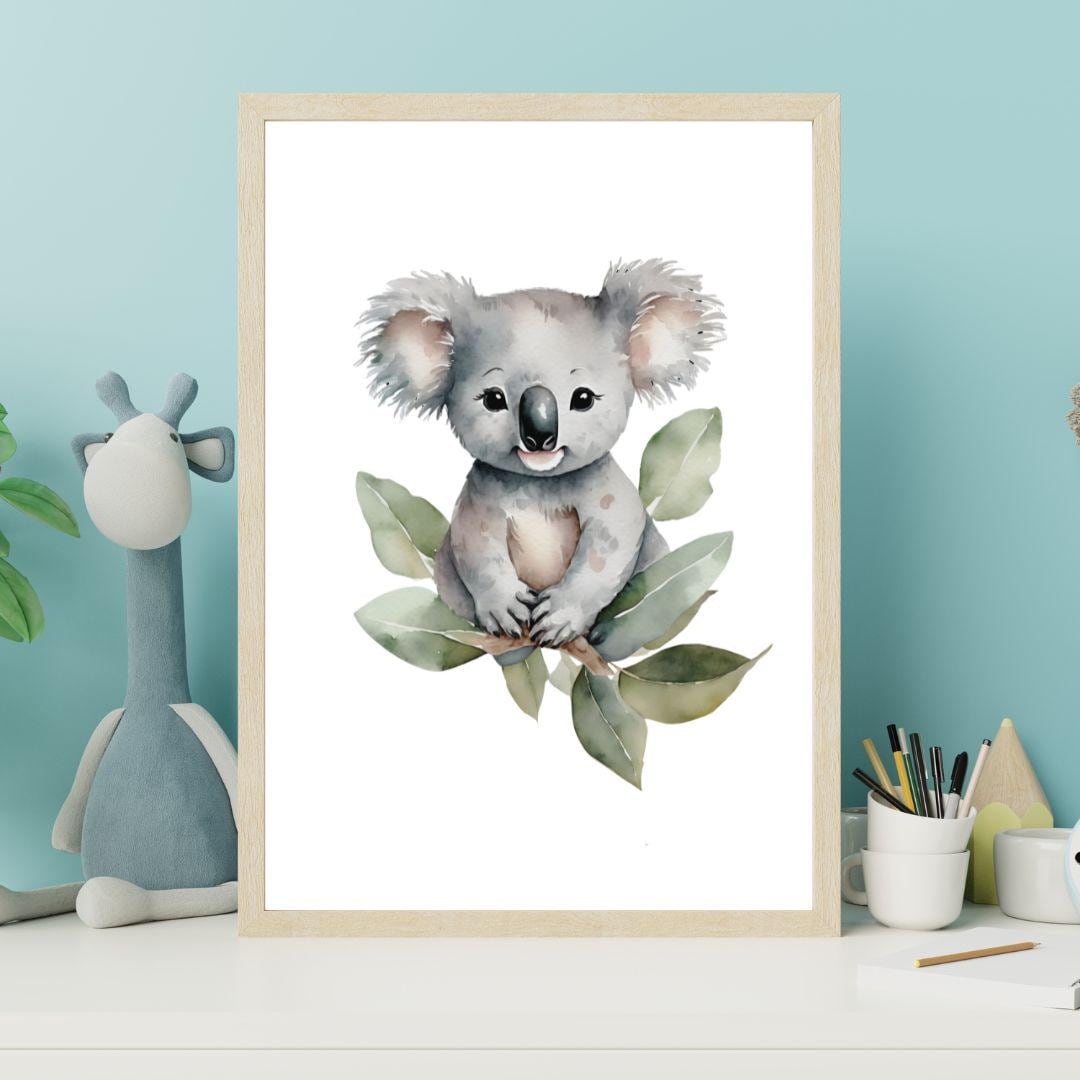 Koala Baby * Nursery * Wall Art * Baby Shower * Digital Download ...