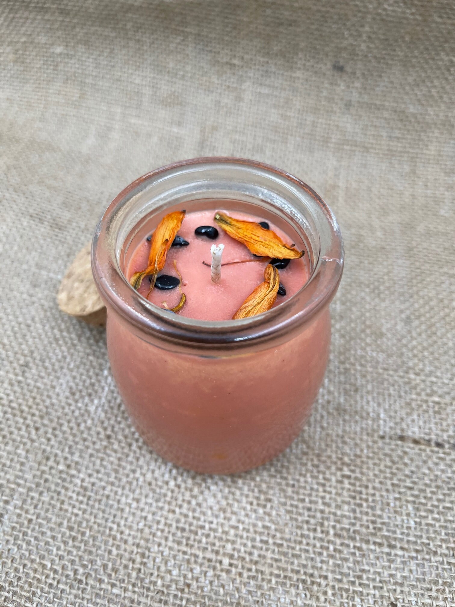 Blood Orange Botanical Candle Etsy