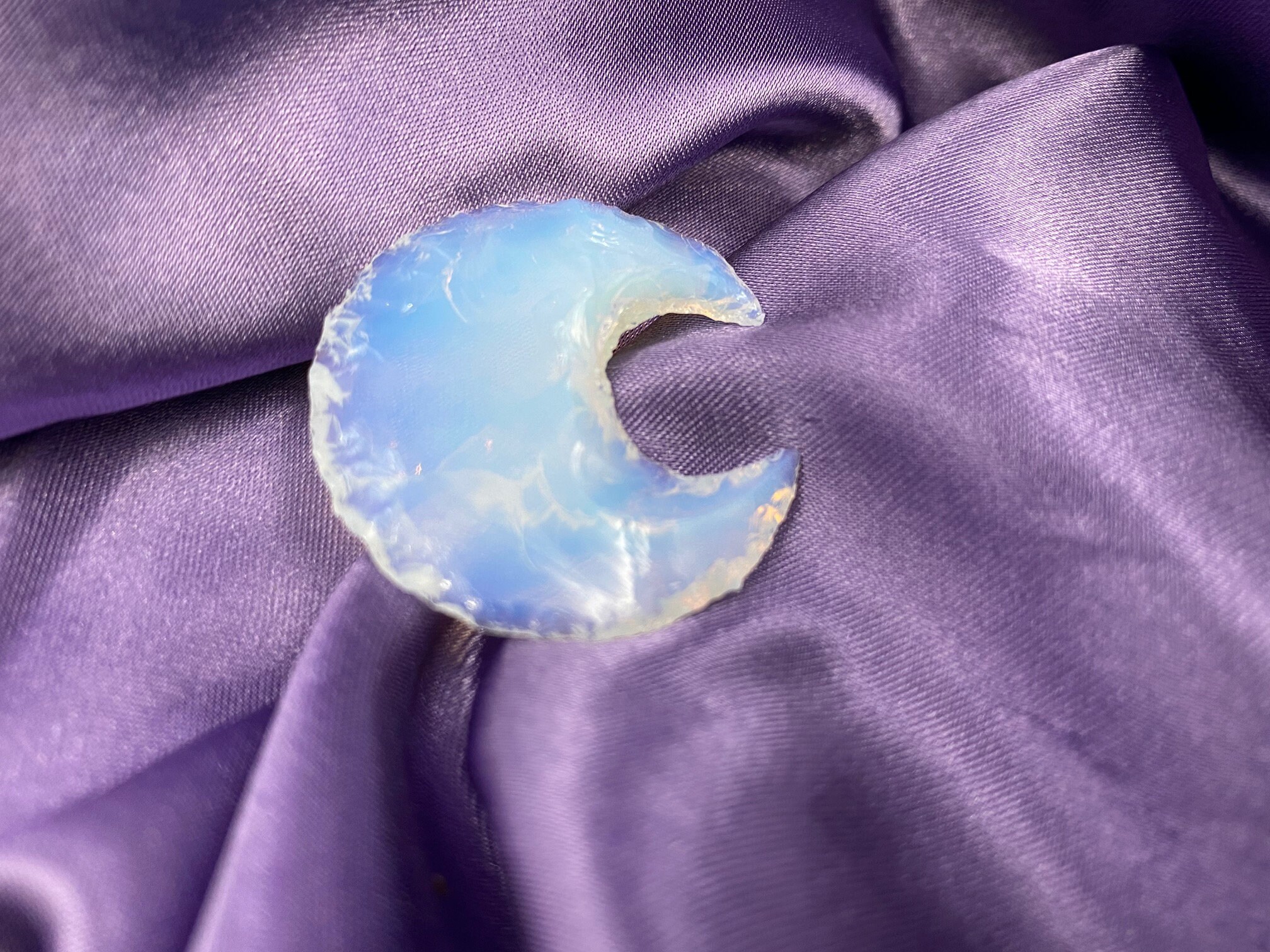 Opalite Moonstone Carved Crystal Etsy