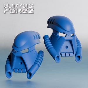 Great Mask of Psychometry Redux | Helryx&#39;s Mata Blue Kanohi