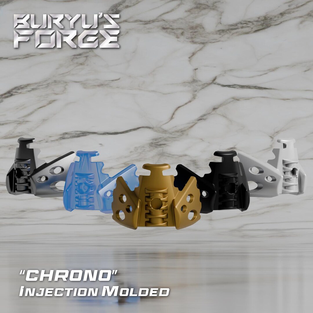 Chrono, Mask of Time Injection Molded, Pearl Gold, Dark Trans Blue ...