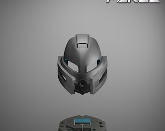 Great Mask of Speed | Kanohi Kakama, Pearl Dark Gray, Champion Edition (Pouks' Mask)