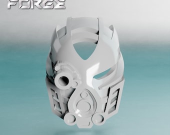 Vehicle-Adapted Akaku Nuva (scope) (axle) | Kanohi Akaku, White