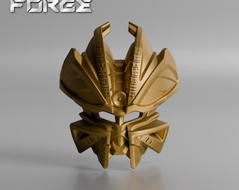 Mask of Chrono Vision Time Bionicle G2 Mask, Pearl Gold