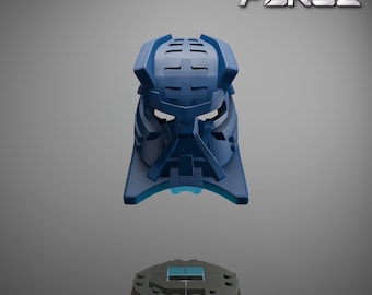 Mask of Accuracy | Great Kanohi Sanok (Redux), Dark Blue