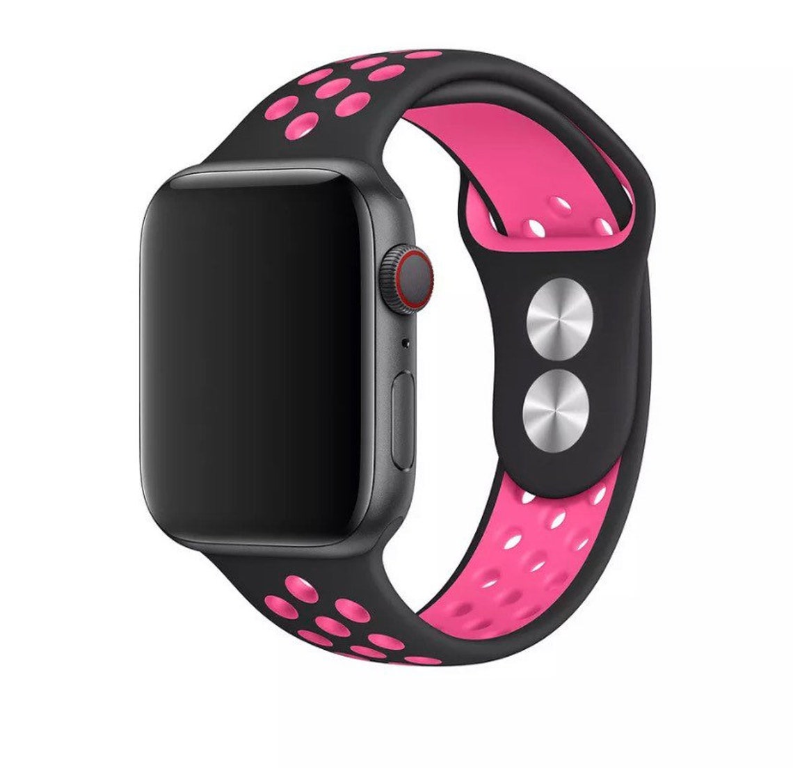 Breathable Silicone Sport Band for Apple Watch 38mm 40mm 42mm Etsy