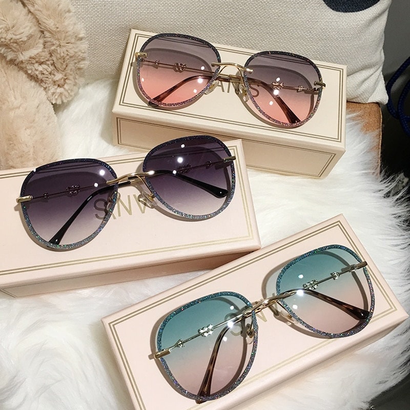 Vintage Square Sun Glasses Women Designer Luxury Sunglasses for Men Classic  UV400 Clear Ladies Glasses 