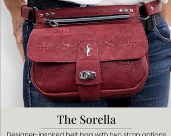 Simply Classic, The Sorella Belt Bag/ Cross Body Bag Paper Pattern