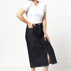 Style Arc Tommie Jeans Skirt Pattern, Jean Skirt Pattern in Multi Sizes ...