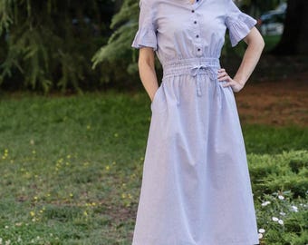 Liesl and Co Tomigaya Shirt Dress pattern