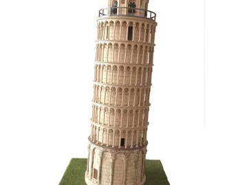 CUIT Ceramic Building Construction Kit, Pisa Tower (1:165)