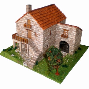 CUIT Ceramic Building Construction Kit, Traditional Galician House 1:87 image 1