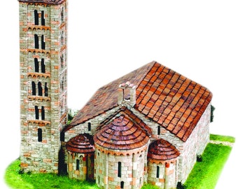 CUIT Ceramic Building Construction Kit, Church St Climent de Taüll (1:80)