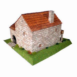 CUIT Ceramic Building Construction Kit, Traditional Galician House 1:87 image 2