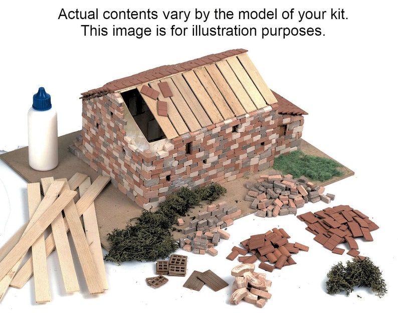 CUIT Ceramic Building Construction Kit, Traditional Galician House 1:87 image 5