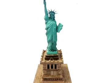 CUIT Ceramic Building Construction Kit, Statue of Liberty (1:200)