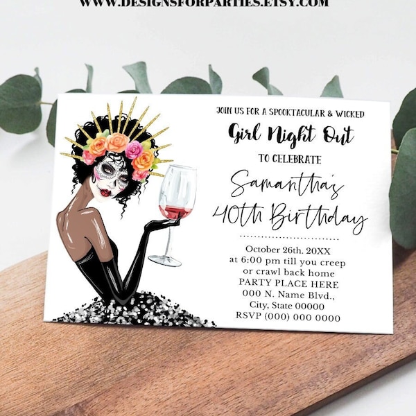 Girls Day Out Invitation Etsy