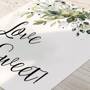 Greenery Love is Sweet Sign Bridal Shower Sign Wedding Shower ...