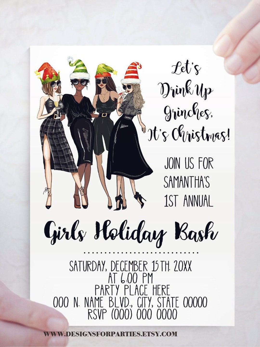 Christmas party girls cheap