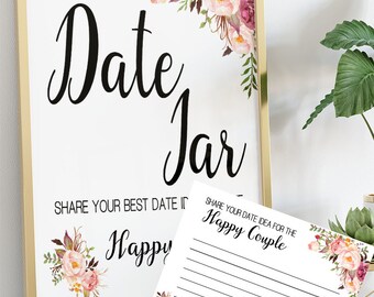 Date Jar Bridal Shower | Etsy