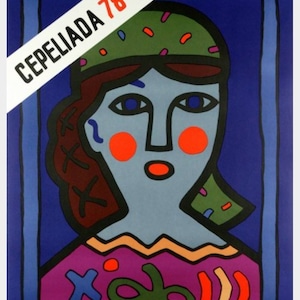 Cepeliada Original 1978 Polish Promotional Poster by Jan Mlodozeniec