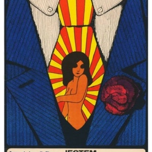 Sei fidanzata con un marinaio greco o un pilota di linea? Poster originale del film polacco del 1971 di Hanna Bodnar, decorazione da parete di PolishPosterStudio.