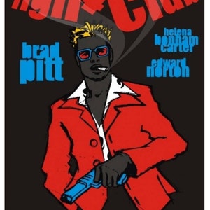 Oryginalny współczesny polski plakat filmowy z lat 2000. autorstwa Michała Książki