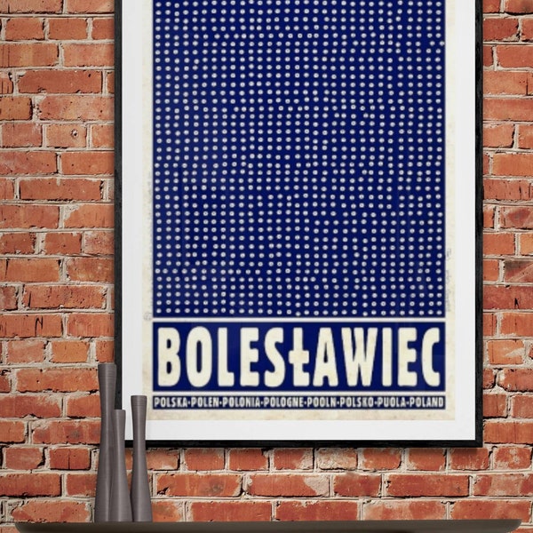 Boleslawiec Bunzlau Polish Pottery Modern Polish poster by Ryszard Kaja