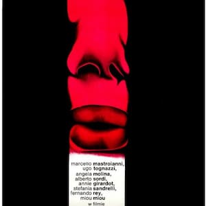 Stau Poster: 1980 Polnische Filmkunst von Wieslaw Rosocha