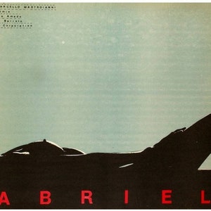 Gabriela Original 1986 Polish Movie Poster by Eugeniusz Skorwider