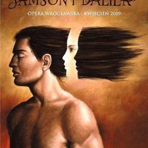 Samson and and Delilah Polish Opera Poster by Rafal Olbinski