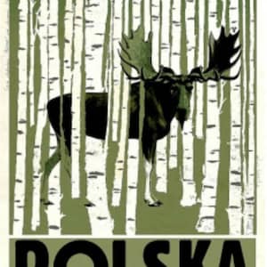 Moderne print Poolse Polska-eland van Ryszard Kaja
