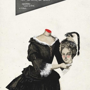 Carmagnole Original Modern Operetta Polish Poster by Ryszard Kaja from Polish Poster Studio