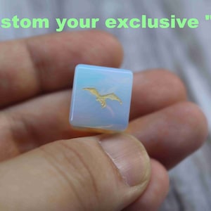 custom artcraft on the dnd stone dice