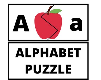 Litery alfabetu / Gra alfabetyczna do druku / Program nauczania dla przedszkolaków / Do druku dla przedszkolaków / Edukacja domowa dla przedszkolaków / Binder edukacyjny / Książka z zadaniami
